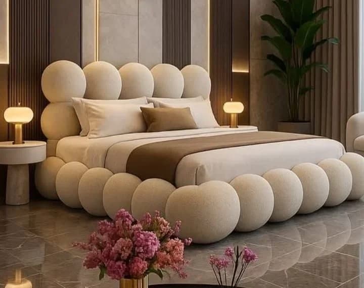 Cloudy bubble bed