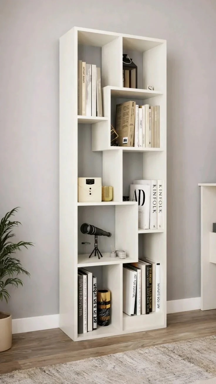 Rectangulaire bibliothèque bois