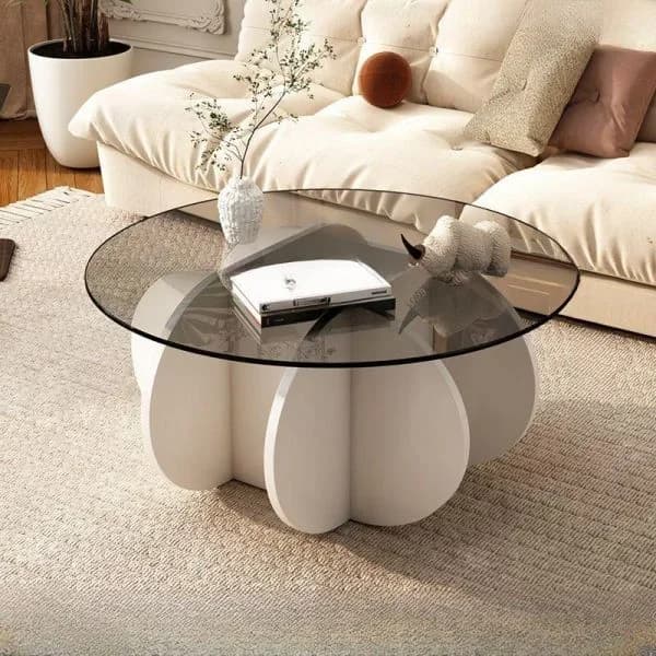 Rounded modern table