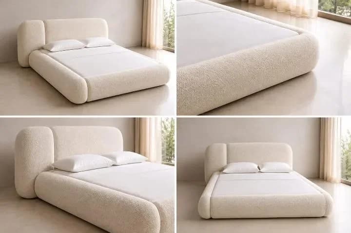 Cloud curve bed